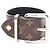 Bracciale rigido Louis Vuitton in acciaio inossidabile marrone