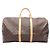 Borsa Boston Louis Vuitton Keepall 55 Monogram Marrone