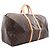 Borsa Boston Louis Vuitton Keepall 55 Monogram Marrone - vista 2