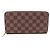 Louis Vuitton Zippy Wallet Damier Ebene Braun