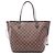 Borsa Tote Louis Vuitton Neverfull MM Damier Ebene Marrone
