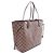 Borsa Tote Louis Vuitton Neverfull MM Damier Ebene Marrone - vista 2