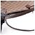 Borsa Tote Louis Vuitton Neverfull MM Damier Ebene Marrone - vista 8