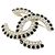 Spilla Chanel AB9158 Black Crystal Nero