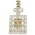 Chanel ABC598 Gold Keyring D'oro - vista 2