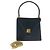 Borsa a mano 2way in pelle nera MCM Nero
