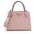 Prada Saffiano Cuir Leather Monochrome Small Tote Rosa