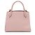 Prada Saffiano Cuir Leather Monochrome Small Tote Rosa - vista 3