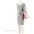 Prada Saffiano Cuir Leather Monochrome Small Tote Rosa - vista 5