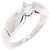 Chaumet Platinum Diamond Ring Silvery Metallic