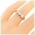 Chaumet Platinum Diamond Ring Silvery Metallic - view 5