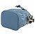 Way Fendi Mini borsa in denim blu jacquard FF - vista 5