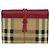 Tarjetero de piel Burberry Castaño Beige - vista 3