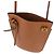 Borsa a tracolla in pelle Loewe Anagram Dice Pocket Marrone - vista 8