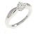 Bulgari Bvlgari Dedicata a Venezia Platin Diamantring Größe 5 Silber Metallisch