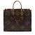 Louis Vuitton Onthego GM Tote aus Giant Monogram Canvas Braun