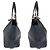 COACH Edie Leather 2way Bag Black - view 8