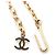 Timeless Collana in metallo Chanel CC D'oro Metallico - vista 4