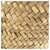 Chloé Borsa Marcie Medium Basket in Raffia e Vitello Chloe Marrone - vista 5
