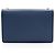 Borsa a Spalla Saint Laurent Grain de Poudre Monogram Kate Medium Blu - vista 3
