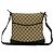 Bolso de hombro Gucci GG Canvas y cuero Castaño Beige - vista 2