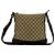 Bolso de hombro Gucci GG Canvas y cuero Castaño Beige - vista 4