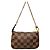 Louis Vuitton Damier Pochette Marrone - vista 2