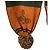 Sciarpa Vivienne Westwood in lana a righe Arancione - vista 4