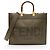 Fendi Leather Sunshine Medium Shopper Tote Tasche Grün