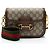 Gucci GG Supreme Horsebit 1955 Mini Crossbody Marrone Beige