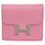 Hermès Portafoglio compatto in pelle Hermes Constance Rosa  - vista 2