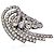 Dolce & Gabbana Metallbrosche mit Kristallen Silber Metallisch - Ansicht 2