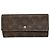 Carteira longa Louis Vuitton Monogram Marrom