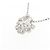 Collana Tasaki 750 in oro bianco e diamanti Argento Metallico - vista 4