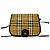 Borsa a tracolla in tela e pelle Burberry Marrone