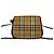 Borsa a tracolla in tela e pelle Burberry Marrone - vista 4