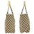 Gucci GG Canvas Leder Tote Bag Braun Beige - Ansicht 8