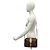 Céline Celine Macadam Triomphe Schultertasche aus PVC und Leder Braun - Ansicht 3