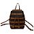 Céline Celine Macadam Triomphe Lederrucksack Braun