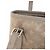 Bucket Borsa a secchiello Louis Vuitton in raso Monogram Marrone Beige - vista 3