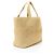Saint Laurent Raphia Logo Tote Braun Beige - Ansicht 2