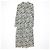 Autre Marque TIARA Kleid mit Schleife und Tulpenprint Schwarz Weiß Roh - Ansicht 2