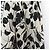 Autre Marque TIARA Kleid mit Schleife und Tulpenprint Schwarz Weiß Roh - Ansicht 3
