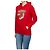 Kenzo Fleece-Kapuzenpullover für Kinder Rot - Ansicht 5