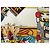 Carré Hermès Kachina di Kermit Oliver 90 cm Seta Bianca Marrone Nero Bianco Rosso Blu D'oro Verde Giallo - vista 12