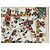 Carré Hermès Kachina di Kermit Oliver 90 cm Seta Bianca Marrone Nero Bianco Rosso Blu D'oro Verde Giallo - vista 5