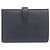 Hermès Cartera compacta Hermes New H Passant Negro - vista 2