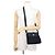 Borsa a tracolla Hermès Herbag Zip Mini Nero Blu - vista 4