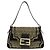 Borsa a Spalla Fendi Mini Mamma 8BR180 VHQ Marrone Nero