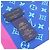 Foulard Bandeau Pumpkin Louis Vuitton Blu - vista 6